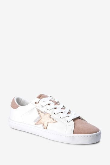 Rose gold trainers next sale