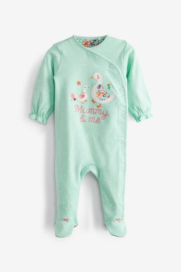 Buy Blue Family Sleepsuit 0 2yrs from Next Luxembourg