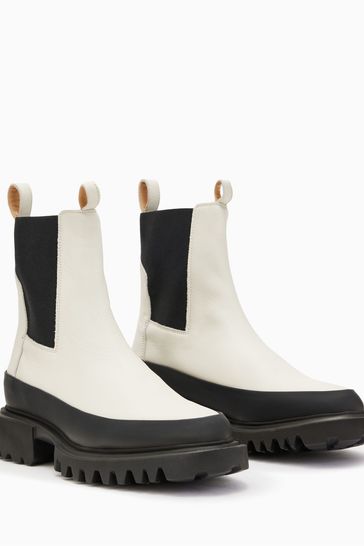 Allsaints shop white boots