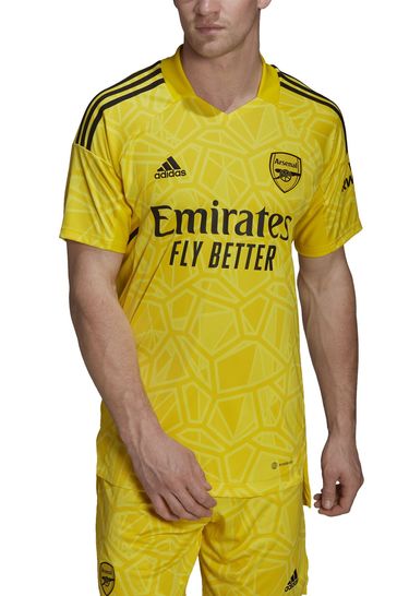 Arsenal short sleeve goalkeeper hot sale shirt