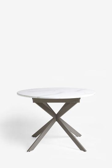 Black marble hotsell extending dining table