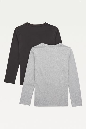 Buy Hilfiger Original Long Sleeve T-Shirts 2 Pack from Next