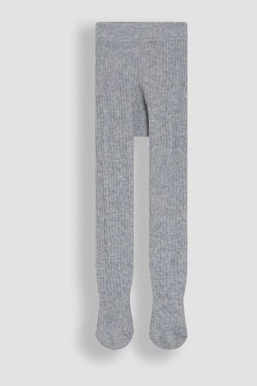 Buy JoJo Maman Bebe Grey Cotton Rich Cable Tights from Next Bahrain
