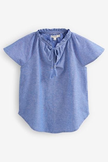 Blue cap hotsell sleeve top