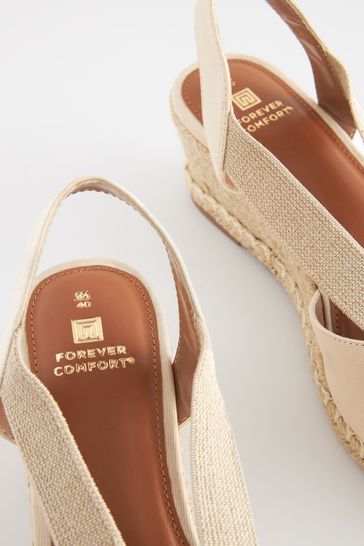 Neutral espadrille wedge on sale