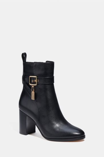 Coach Olivia Block Heel Ankle Boots