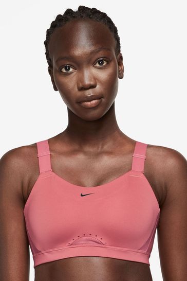 NIKE Women`s Dri-FIT Alpha A-C Cup High-Support Padded Adjustable Sports Bra