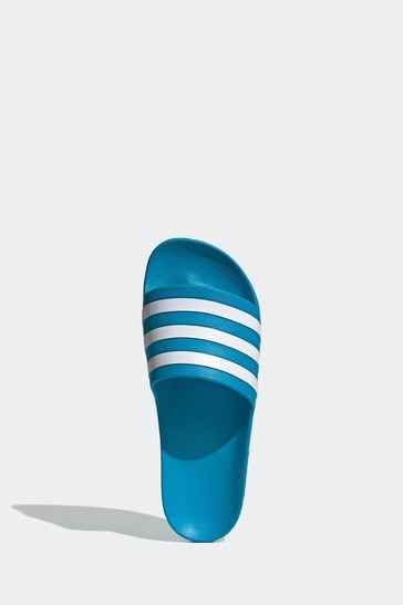 Buy adidas Blue Adilette Sliders from Next Luxembourg