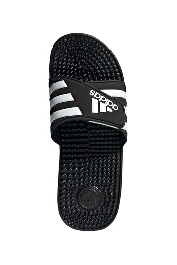 adidas Black Adissage Sliders