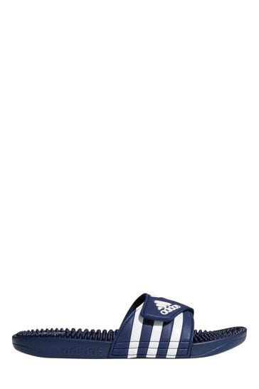 adidas Blue Sportswear Adissage Slides
