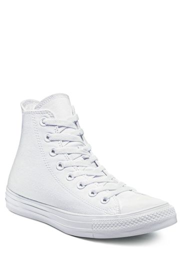 Mens white hotsell converse high tops