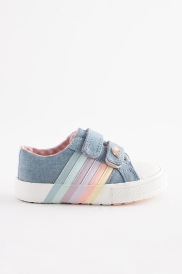 Superstar slip top on rainbow
