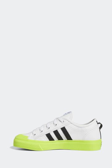 Adidas originals nizza cheap trainers in white