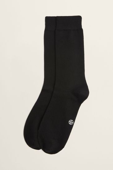 MOSS Silk Dress Black Socks