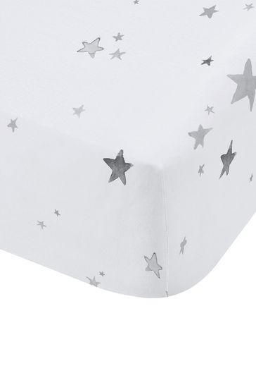 Bianca Grey Kids Stars Fitted Sheet