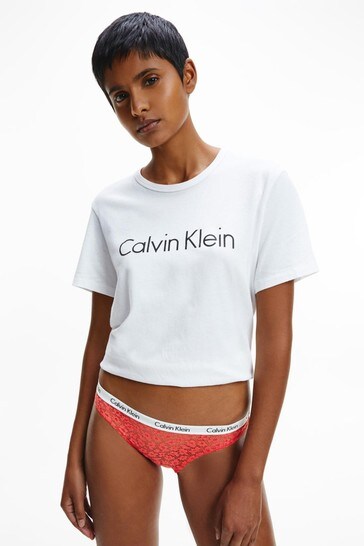 Calvin Klein Pink Carousel Lace Bikini