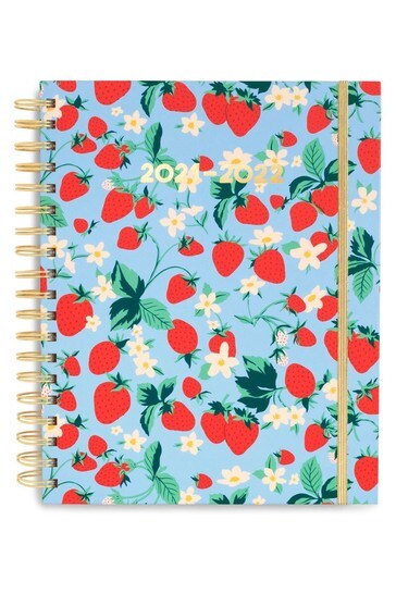 ban.do Blue 17-Month Strawberry Fields Large Planner