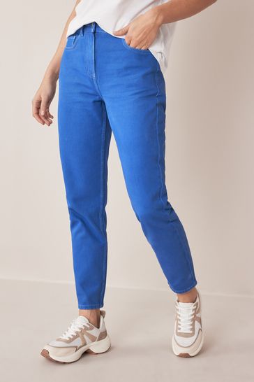 Cobalt Blue Mom Jeans