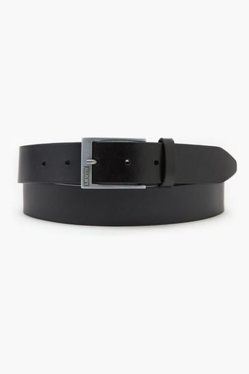 Levi's® Black Box Tab Leather Belt