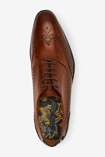 Ted baker wing cap hotsell leather brogues