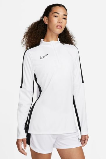 Nike White Dri-FIT Academy Drill Training Top