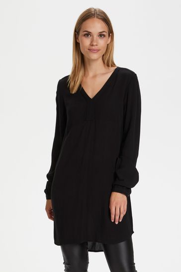Buy Kaffe Black Amber V-Neck Long 