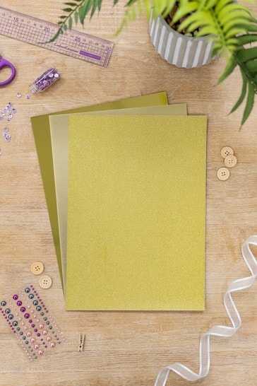 Crafters Companion Gold 30 Pack Gold Luxury Cardstock