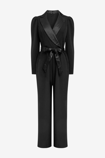 Adrianna papell tuxedo best sale jumpsuit