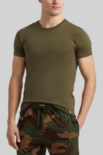 Buy Polo Ralph Lauren Slim Crewneck 100 Cotton T Shirts 3 Pack from Next Turkey