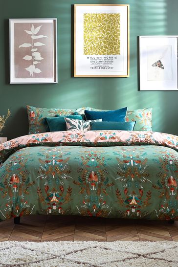 Green sales duvet set