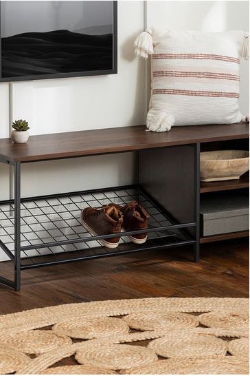 Banbury Designs Entry Bench with Shoe Storage