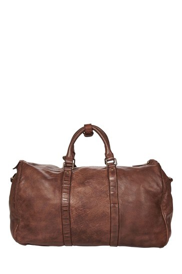 Leather weekend holdall new arrivals