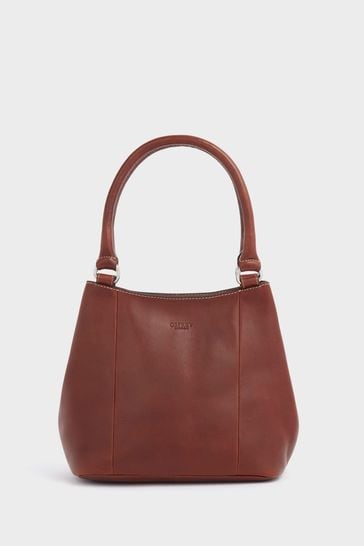OSPREY LONDON Oily Saddle Leather Narissa Small Hobo Bag
