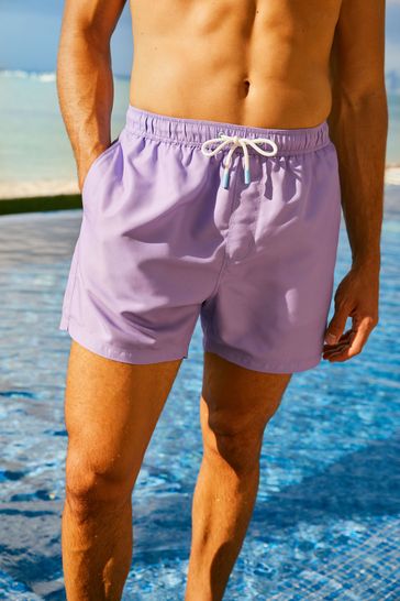 Lilac Purple Essential Swim Shorts