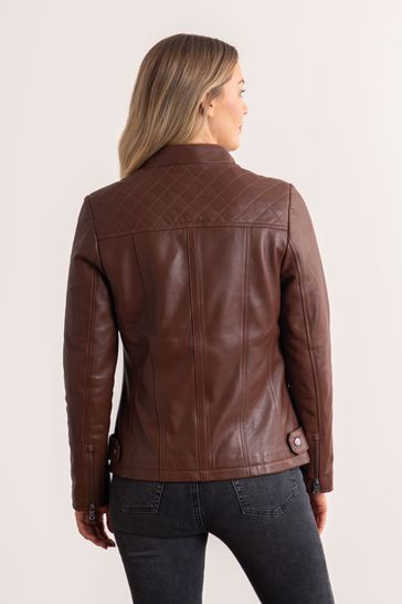 Buy Lakeland Leather Applethwaite Hooded Leather Jacket from Next