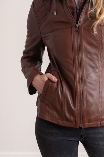 Lakeland Leather Applethwaite Hooded Leather Jacket