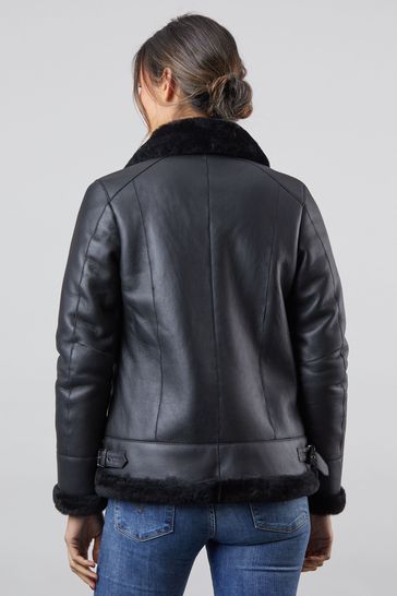 Buy Lakeland Leather Cartmel Sheepskin Jacket In Black from Next