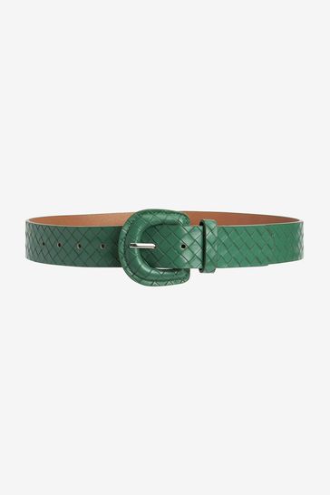 Buy Weave Covered Buckle Belt from Next Luxembourg