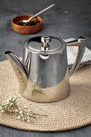 Stellar Silver Art Deco 6 Cup Teapot