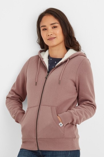Tog 24 Pink Finch Sherpa Lined Hoodie