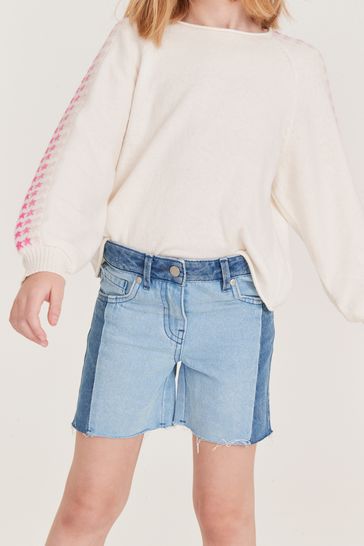 mint velvet denim shorts