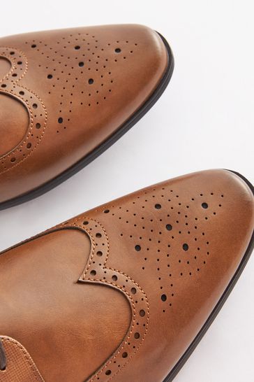 River island sales tan brogues