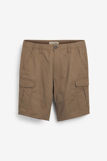 Tan cheap cargo shorts