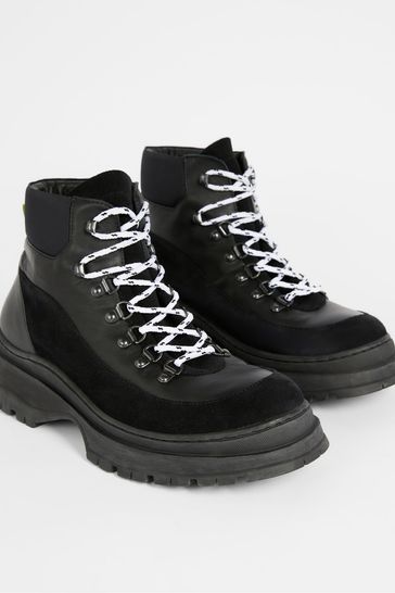 next black hiker boots