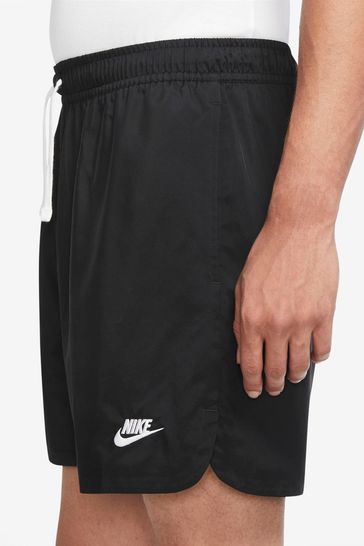 Black nike woven shorts top