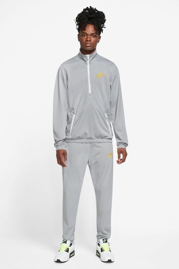 Nike Grey Poly Knit Tracksuit