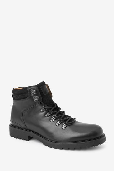 Black hiker hotsell style boots