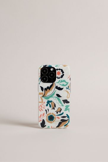 Ted Baker Natural Lisali Folk Floral Iphone 13 Pro Clip Case