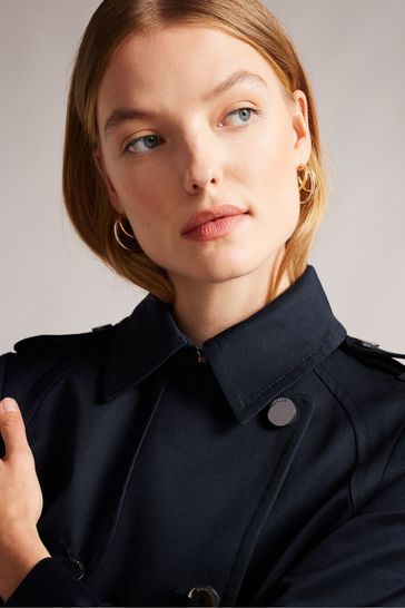 Ted Baker Blue Robbii Lightweight Trench Coat