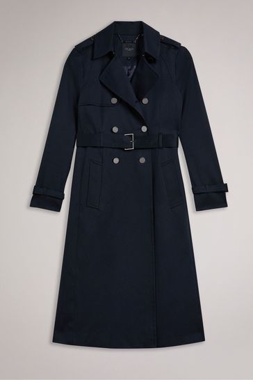 Ted baker blue trench coat 2025